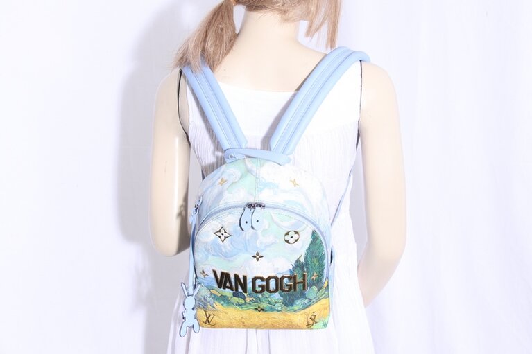 Louis Vuitton Palm Springs Backpack Limited Edition Jeff Koons Van Gogh P