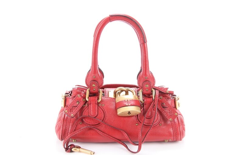 Chloe Mini Paddington Handtasche Red