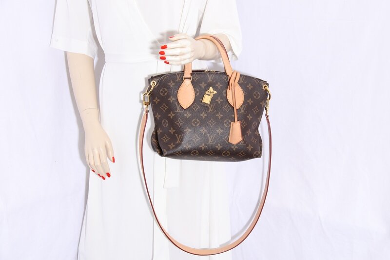 Louis Vuitton Flower Zipped Tote PM Monogram Canvas Vachetta M44359