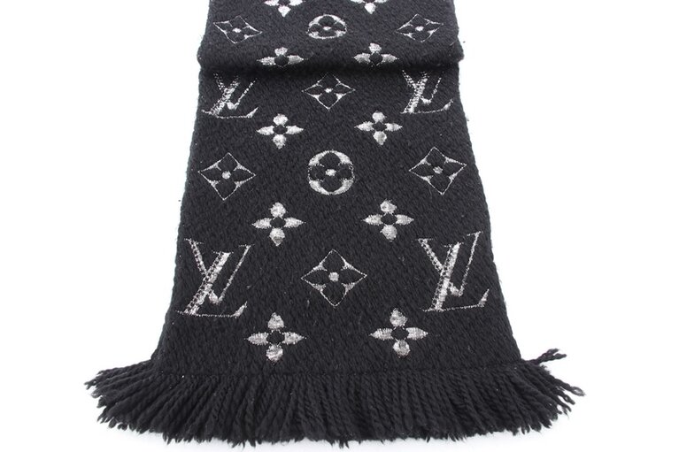 Louis Vuitton M75833 Wool Scarf Monogram Shinelogomania