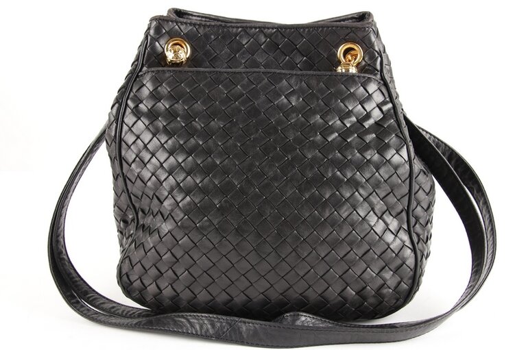 Bottega Veneta UmhÃ¤ngetasche Schwarz Gold Bottega Veneta UmhÃ