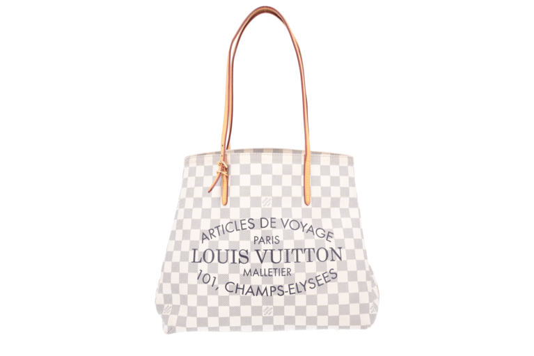 Louis Vuitton Damier Azur Canvas Articles De Voyage Cabas Adventure MM Bag