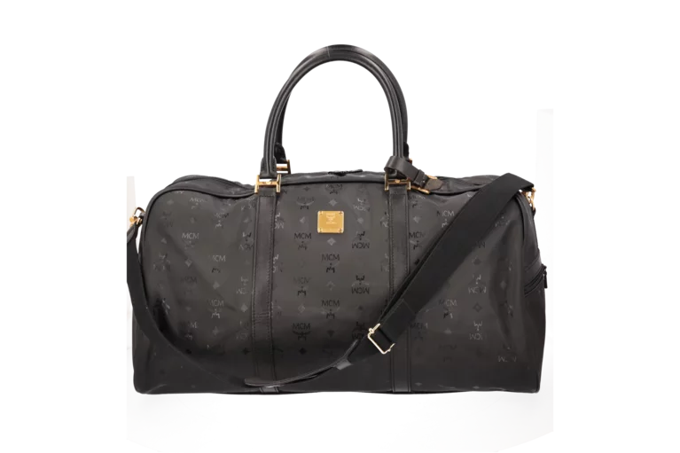 Mcm - Authenticated Boston Handbag - Leather Black Plain for Women, Good Condition