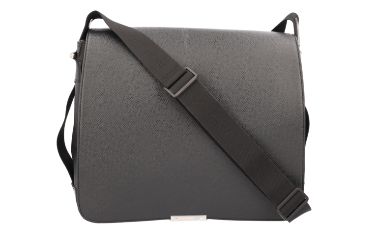 Louis Vuitton Messenger Victor Ardoise Taiga und Grün Textil M30142
