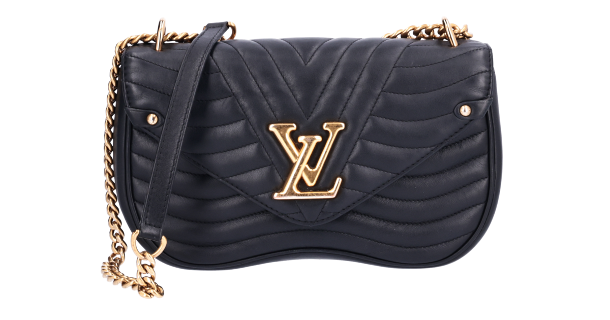 Louis Vuitton New Wave Kettentasche Schwarz M51498