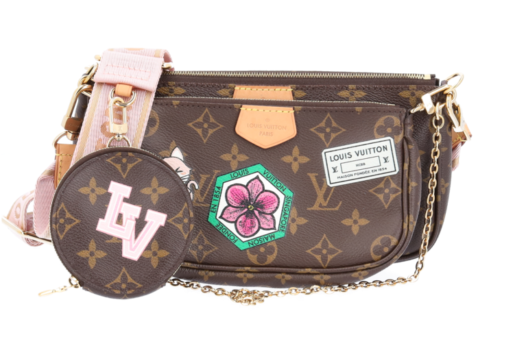 Louis Vuitton Multi Pochette Accessoires Mon Monogram Rose Clair