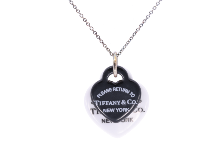 Tiffany & Co. Return to Tiffany Halskette Silber mit zwei Herzen