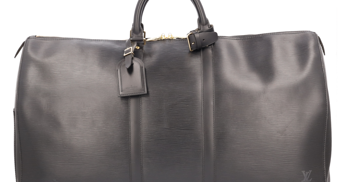 Louis Vuitton Keepall 55 Schwarz Epi M42952 