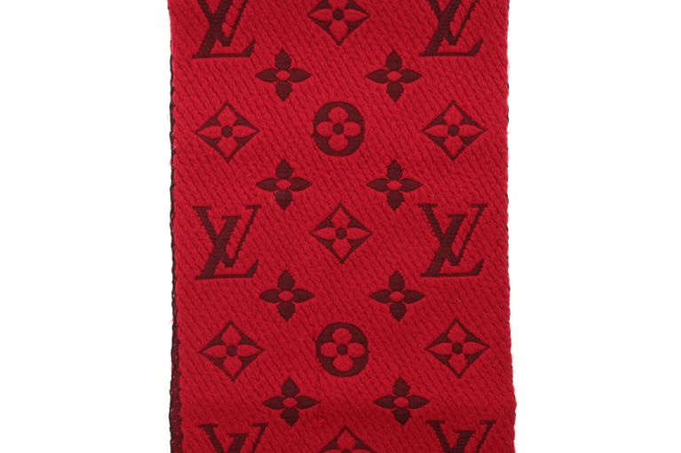 Louis Vuitton Lokomania red Schal Schwarz Schal M72432