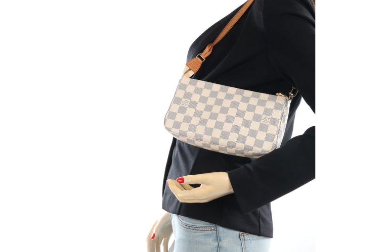 Louis Vuitton Pochette Accessoires Damier Azur Canvas NM N41207