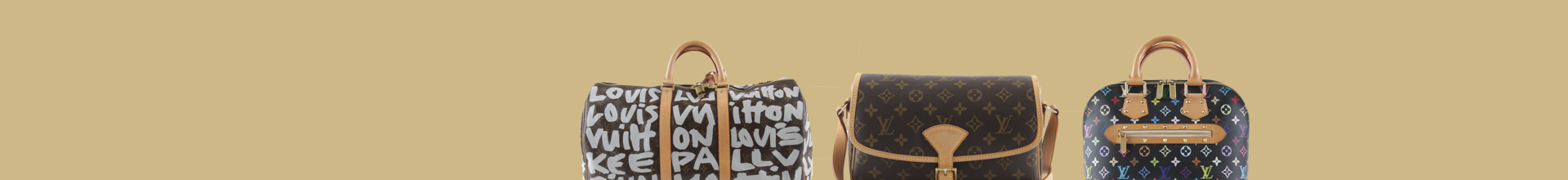 Louis Vuitton Sac Plat Tanger Fusain Mini Lin Idylle M40023